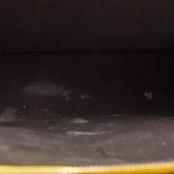 Pre Owned Fendi Brown/Yellow Zucca Canvas and Leather Mini Demi Jour Top Handle Bag