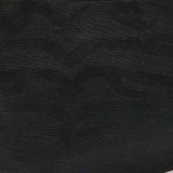 Pre Owned Fendi Black Canvas and Leather Oyster Hobo