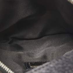 Pre Owned Fendi Black Canvas and Leather Oyster Hobo