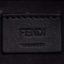 Pre Owned Fendi Black Leather Dotcom Wallet on Chain