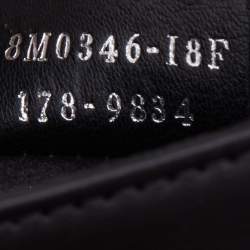 Pre Owned Fendi Black Leather Dotcom Wallet on Chain