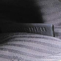 Fendi Light Grey Leather Small 2Jours Tote
