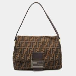 Fendi Woven Zucca Leather Forever Large Shoulder Bag (SHF-QqfMFO