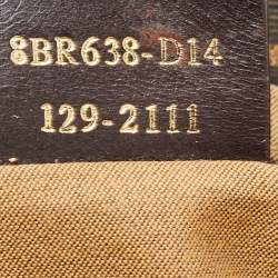 Pre Owned Fendi Tobacco Zucca Canvas and Leather Large Mama Forever Shoulder Bag