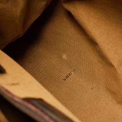 Pre Owned Fendi Tobacco Zucca Canvas and Leather Chef De Jour Tote