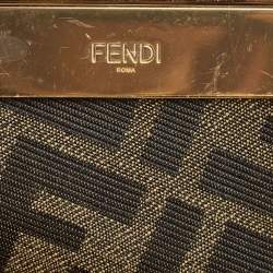 Fendi Beige Leather Small First Clutch