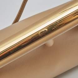 Fendi Beige Leather Small First Clutch