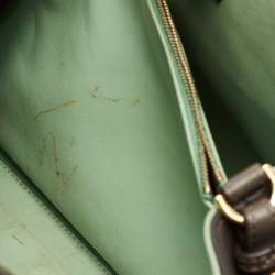 Pre Owned Fendi Grey Leather Small 2Jours Tote