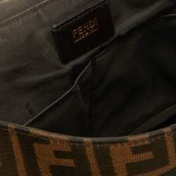Fendi Tobacco Zucca Canvas Messenger Bag