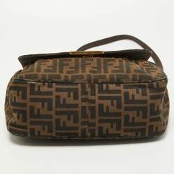 Fendi Tobacco Zucca Canvas Messenger Bag