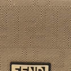 مملوكة مسبقًا Fendi Beige Zucca Canvas Flap Continental Wallet