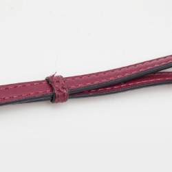 مملوكة مسبقًا Fendi Fuchsia Leather Micro Peekaboo Crossbody Bag