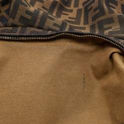 Fendi Tobacco Zucca Canvas and Leather Chef Chain Hobo