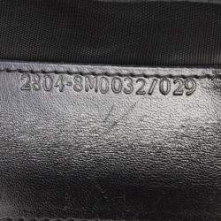 Pre Owned Fendi Black/Brown Zucchino Canvas and Leather Forever Continental Wallet