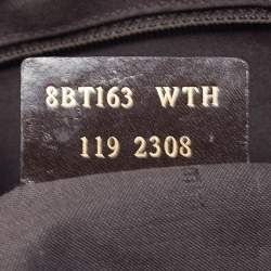 Pre Owned Fendi Tobacco Zucca Canvas and Patent Leather Mia Flap Shoulder Bag