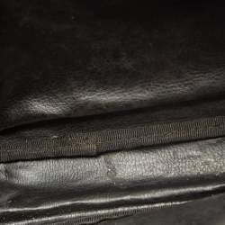 Pre Owned Fendi Brown Pequin Stripe Coated Canvas and Leather Crossbody Bag