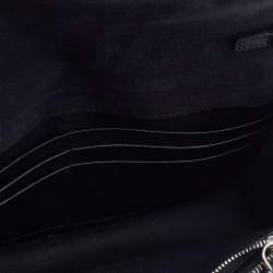 Pre Owned Fendi Black Leather Karlito Wallet on Chain 