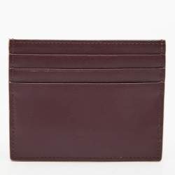 Pre Owned Fendi Multicolor Leather Rainbow Stud Card Holder