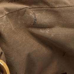 Fendi Brown Zucchino Coated Canvas Hobo