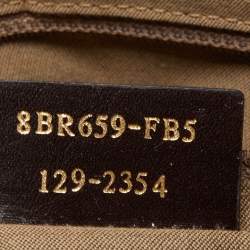 Fendi Brown Zucchino Coated Canvas Hobo