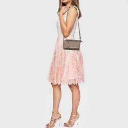 مملوكة مسبقًا Fendi Beige Leather Micro By The Way Crossbody Bag