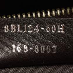 Pre Owned Fendi Light Blue/Beige Python Small By The Way Shoulder Bag