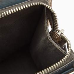 Fendi Multicolor Leather and Python Mini Demi Jour Top Handle Bag