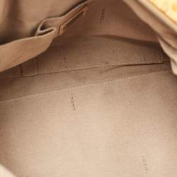 Pre Owned Fendi Orange/Brown Python B Shoulder Bag