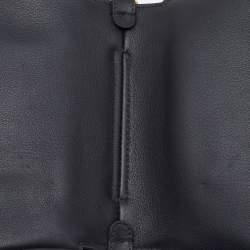 Fendi Black Embellished Leather Micro Double Baguette Bag