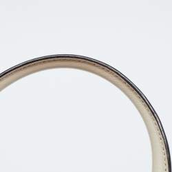 Pre Owned  حقيبة يد فندي ميني 2جور صغيرة جلد بيج