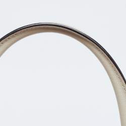 Pre Owned  حقيبة يد فندي ميني 2جور صغيرة جلد بيج