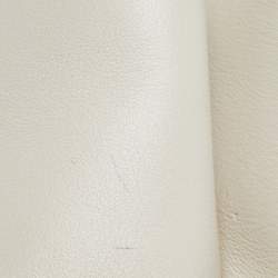 Pre Owned  حقيبة يد فندي ميني 2جور صغيرة جلد بيج