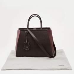 Pre Owned Fendi Tri Color Leather Medium 2Jours Tote