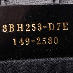 Pre Owned Fendi Black Leather Small 2Jours Tote