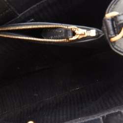 Pre Owned Fendi Black Leather Small 2Jours Tote