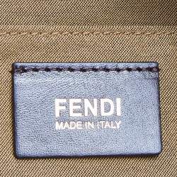 Pre Owned Fendi Tobacco Zucca Canvas and Leather Chef Shopper Tote