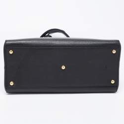 Pre Owned حقيبة يد فندي 3جور كبيرة دنيم سوداء