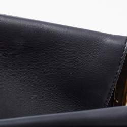 Pre Owned حقيبة يد فندي 3جور كبيرة دنيم سوداء