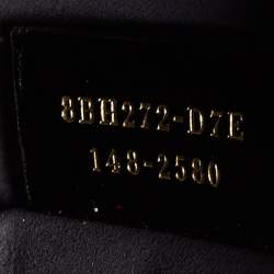 Pre Owned حقيبة يد فندي 3جور كبيرة دنيم سوداء