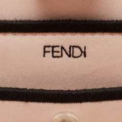 Fendi Grey Felt Peekaboo ISeeU East West Top Handle Bag