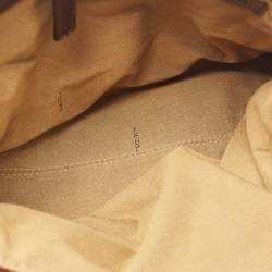 Pre Owned Fendi Tobacco Zucca Canvas and Leather Small Zucca Chef De Jour Bag