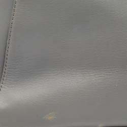 مملوكة مسبقًا Fendi Grey Leather Medium Peekaboo Top Handle Bag