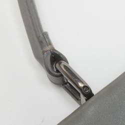 مملوكة مسبقًا Fendi Grey Leather Medium Peekaboo Top Handle Bag