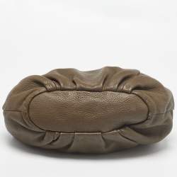 Pre Owned Fendi Brown Selleria Leather Hobo