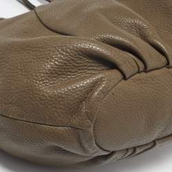 Pre Owned Fendi Brown Selleria Leather Hobo