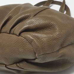 Pre Owned Fendi Brown Selleria Leather Hobo