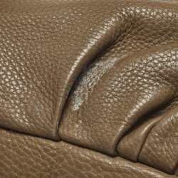 Pre Owned Fendi Brown Selleria Leather Hobo
