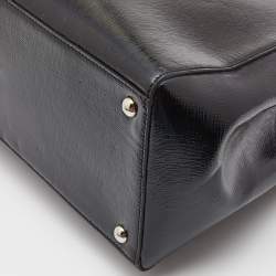 مملوكة مسبقًا Fendi Black Patent Leather Medium 2Jours Tote