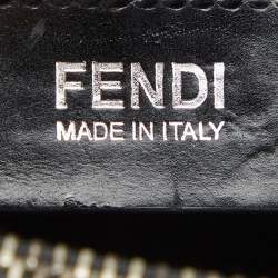 مملوكة مسبقًا Fendi Black Patent Leather Medium 2Jours Tote