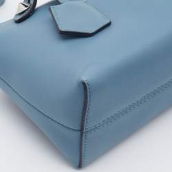 مملوكة مسبقًا Fendi Light Blue Leather Mini By The Way Crossbody Bag